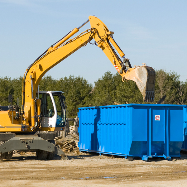 what are the rental fees for a residential dumpster in Buckhart Illinois